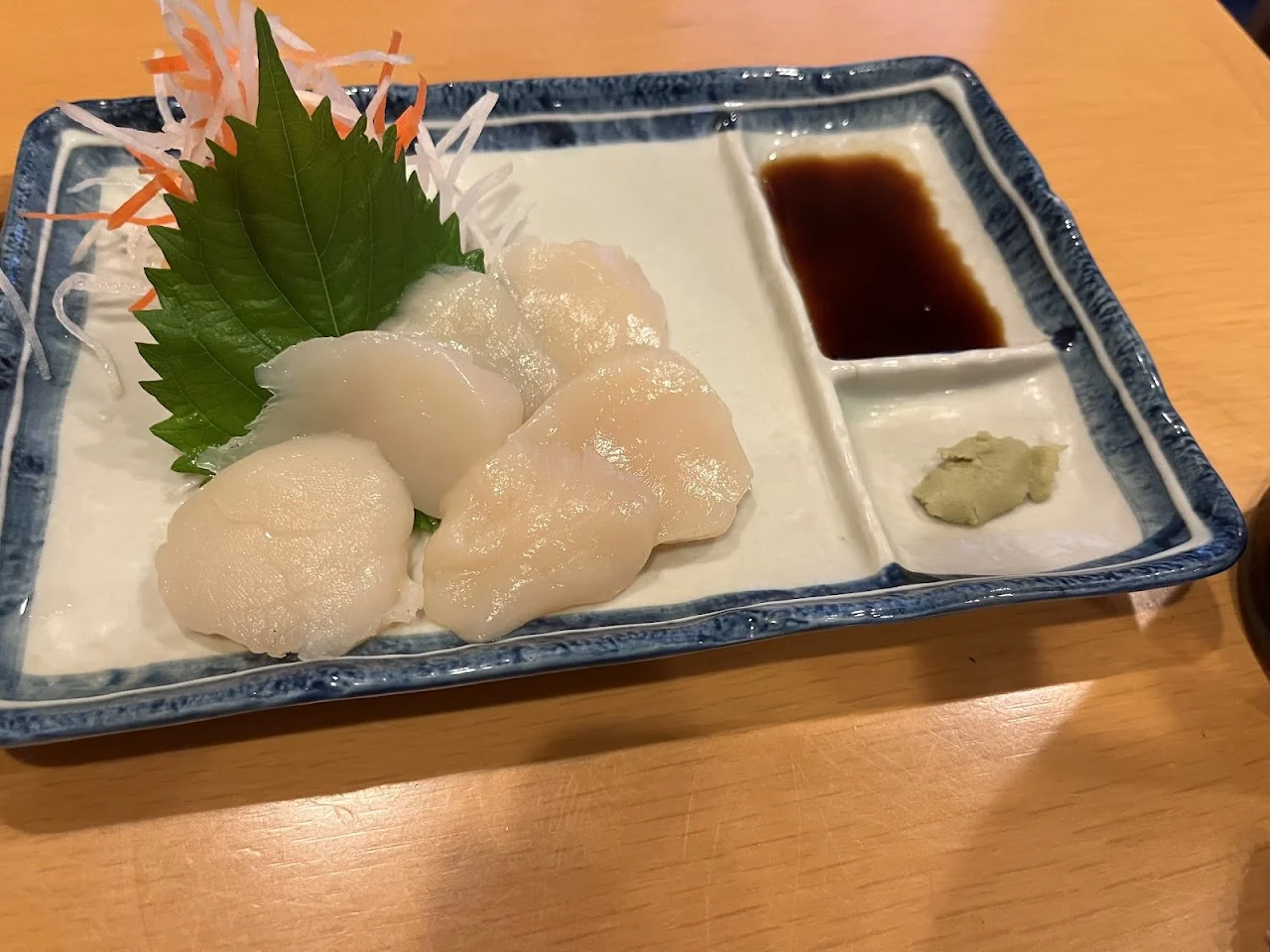 ホタテ刺身